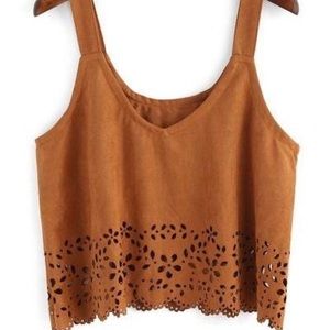 Brown tank top